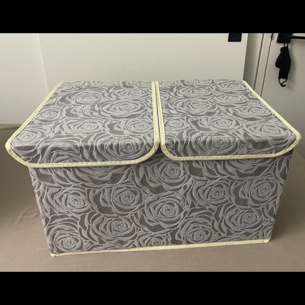 🔲Rose-Detailed Storage bins🌹 - Picture 4 of 12